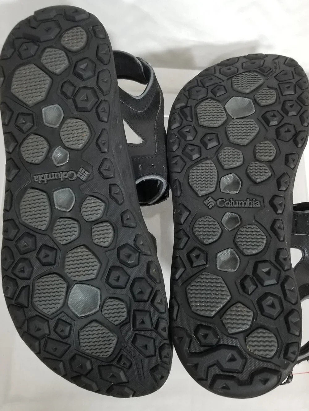 Columbia Techlite Mens Black Open Toe Sandal Size 10 Adjustable Water Sports